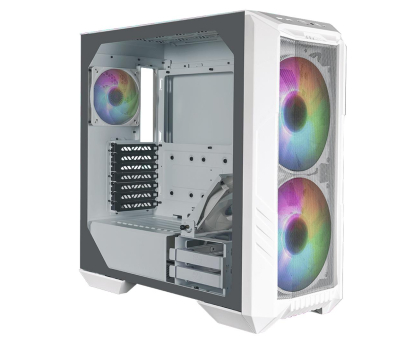 Obudowa COOLER MASTER HAF 500 z oknem ARGB biała H500-WGNN-S00